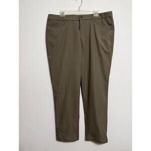 Lululemon Men's ABC Classic Fit Olive Green Pants -Size 38 x 30